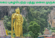 உலகப் புகழ்பெற்ற பத்து மலை முருகன் Malaysia Murugan Temple