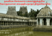 நவகிரக செவ்வாய் பகவானுக்குரிய பரிகாரதலமான வைத்தியநாதர் திருக்கோயில் Vaitheeswaran koil