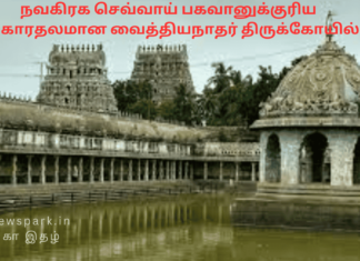 நவகிரக செவ்வாய் பகவானுக்குரிய பரிகாரதலமான வைத்தியநாதர் திருக்கோயில் Vaitheeswaran koil