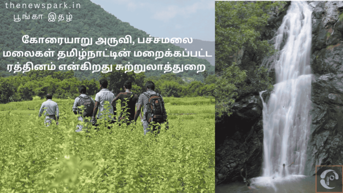 Theme: Pachamalai-Koraiyaur falls, Image by “The News Park”