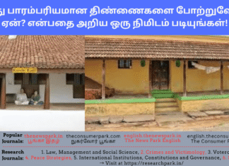 நமது பாரம்பரியமான திண்ணைகளை போற்றுவோம்! ஏன்? என்பதை அறிய ஒரு நிமிடம் படியுங்கள்! Theme: Importance of thinnai, Image by “The News Park”