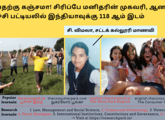 சிரிப்பதற்கு கஞ்சமா! சிரிப்பே மனிதரின் முகவரி, ஆனால், மகிழ்ச்சி பட்டியலில் இந்தியாவுக்கு 118 ஆம் இடம் – சட்டக் கல்லூரி மாணவி சி. விமலா கூறுவதென்ன? Theme: Happiness Index - Be happy, Image by “The News Park”