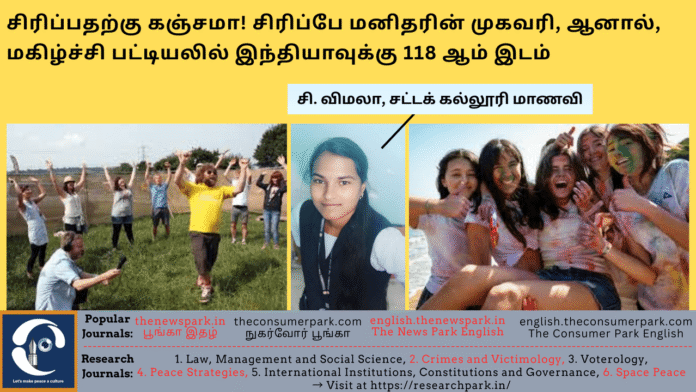 Theme: Happiness Index - Be happy, Image by “The News Park”