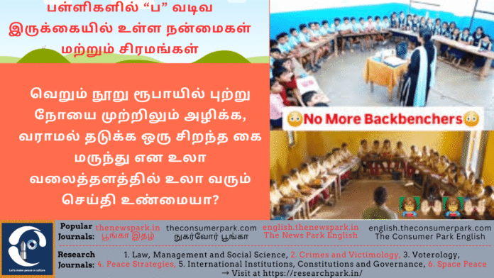 Theme: New seat arrangement in schools, cancer treatment, Image by “The News Park”