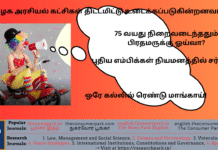 தமிழக அரசியல் கட்சிகள் திட்டமிட்டு உடைக்கப்படுகின்றனவா? 75 வயது நிறைவடைந்ததும் பிரதமருக்கு ஓய்வா? ஒரே கல்லில் ரெண்டு மாங்காய்! புதிய எம்பிக்கள் நியமனத்தில் சர்ச்சை? உள்ளிட்ட கருத்து மூட்டைகளுடன் வாக்காளர் சாமி! Theme: Current Affairs, Image by “The News Park”